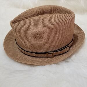 Vintage Leone Capelli fedora genuine Abaca…
